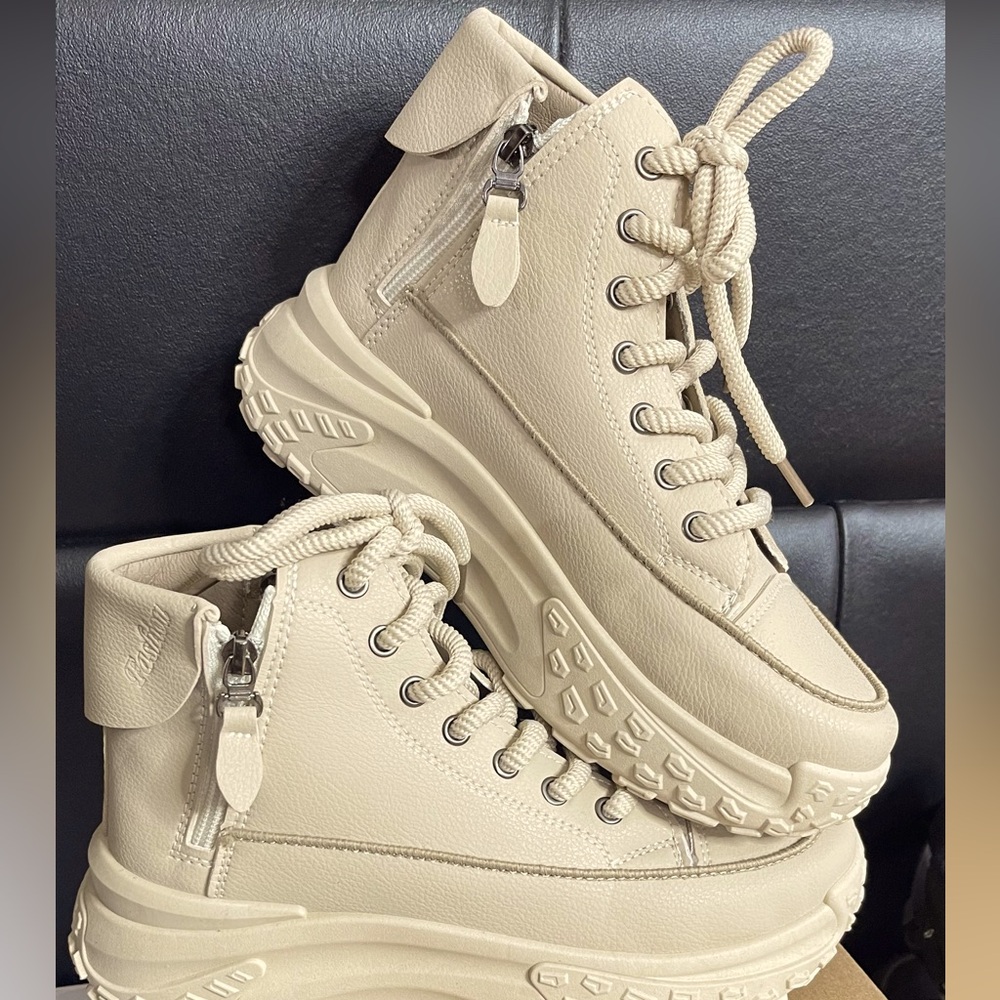 Khaki ankle boots/every day wear